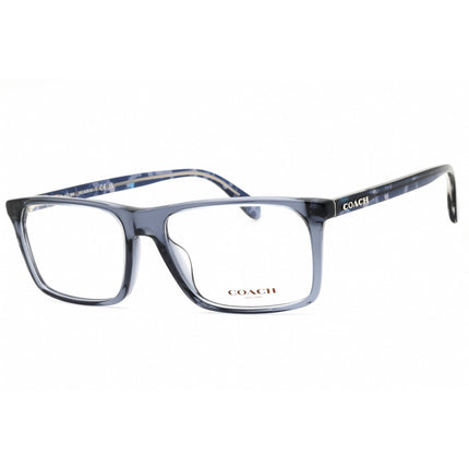 Coach Men's Eyeglasses - Transparent Blue Acetate Rectangular Frame | 0HC6251U 5820 ,