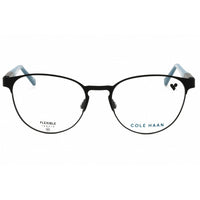 Cole Haan Unisex Eyeglasses - Black Metal Round Shape Full Rim Frame | CH4522 001 ,
