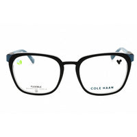 Cole Haan Unisex Eyeglasses - Black Metal Rectangular Full Rim Frame | CH4523 001 ,