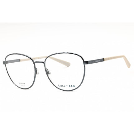 Cole Haan Women's Eyeglasses - Slate Grey Metal Round Full Rim Frame | CH5045 023 ,