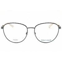 Cole Haan Women's Eyeglasses - Slate Grey Metal Round Full Rim Frame | CH5045 023 ,