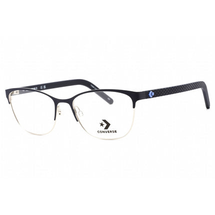 Converse Women's Eyeglasses - Matte Obsidian Metal Rectangular Frame | CV3017 411 ,