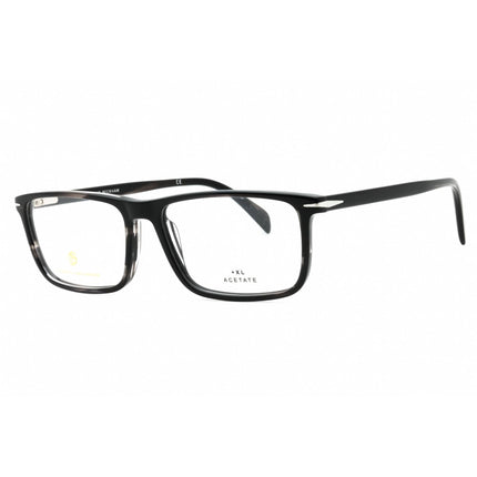 David Beckham Men's Eyeglasses - Rectangular Plastic Full Rim | DB 1019 02W8 00 ,