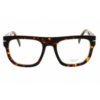David Beckham Unisex Eyeglasses - Rectangular Plastic Full Rim | DB 7052 0086 00 ,