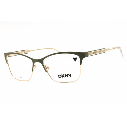 DKNY Unisex Eyeglasses - Rectangular Shape Cargo Metal Full Rim Frame | DK3008 313 ,