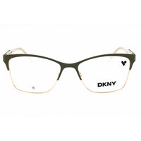 DKNY Unisex Eyeglasses - Rectangular Shape Cargo Metal Full Rim Frame | DK3008 313 ,