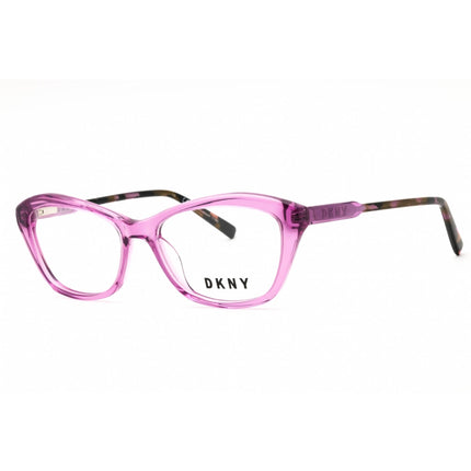 DKNY Unisex Eyeglasses - Cat Eye Crystal Orchid Acetate Full Rim Frame | DK5042 550 ,