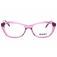 DKNY Unisex Eyeglasses - Cat Eye Crystal Orchid Acetate Full Rim Frame | DK5042 550 ,