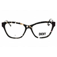 DKNY Unisex Eyeglasses - Cat Eye Black Tortoise/Plum Acetate Full Rim | DK5057 010 ,