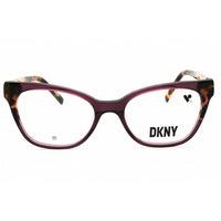 DKNY Unisex Eyeglasses - Cat Eye Plum/Tokyo Tortoise Acetate Full Rim | DK5058 505 ,