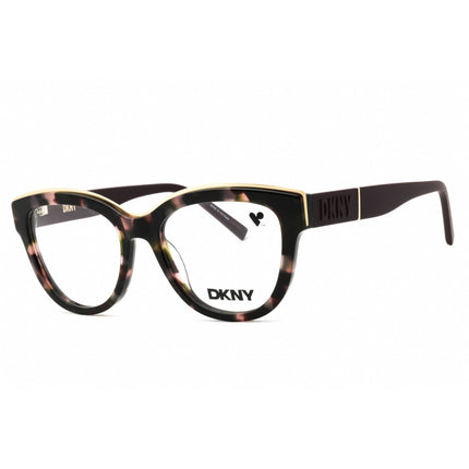 DKNY Unisex Eyeglasses - Round Shape Blush Tortoise Acetate Full Rim | DK5064 265 ,