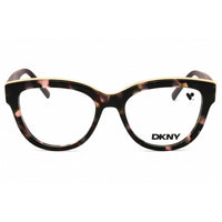 DKNY Unisex Eyeglasses - Round Shape Blush Tortoise Acetate Full Rim | DK5064 265 ,