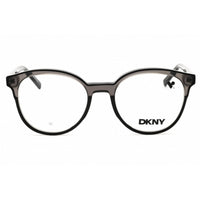 DKNY Unisex Eyeglasses - Round Double Smoke Acetate Full Rim Frame | DK5070 015 ,