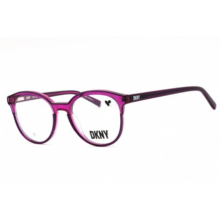 DKNY Unisex Eyeglasses - Round Double Berry Acetate Full Rim Frame | DK5070 520 ,