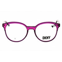 DKNY Unisex Eyeglasses - Round Double Berry Acetate Full Rim Frame | DK5070 520 ,