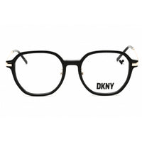DKNY Unisex Eyeglasses - Round Shape Black Acetate Full Rim Frame | DK7003LB 001 ,