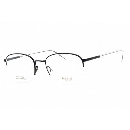 Elasta Unisex Eyeglasses - Oval Matte Blue Metal Half Rim Frame | E 7242 0FLL 00 ,