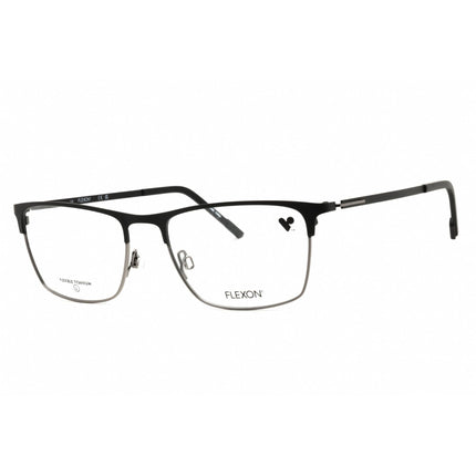 Flexon Unisex Eyeglasses - Rectangular Shape Metal Full Rim Frame | FLEXON E1141 002 ,