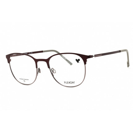 Flexon Unisex Eyeglasses - Round Shape Metal Full Rim Frame | FLEXON E1142 501 ,