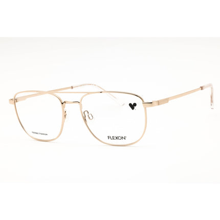 Flexon Unisex Eyeglasses - Aviator Shape Metal Full Rim Frame | FLEXON H6072N 710 ,