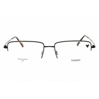 Flexon Unisex Eyeglasses - Rectangular Shape Metal Half Rim Frame | FLEXON H6073 002 ,