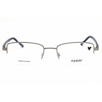 Flexon Unisex Eyeglasses - Rectangular Metal Half Rim Frame | FLEXON H6079N 074 ,