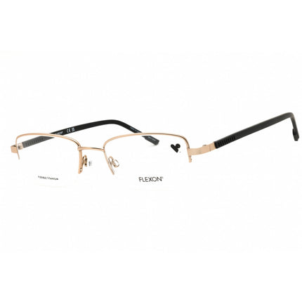 Flexon Unisex Eyeglasses - Rectangular Metal Half Rim Frame | FLEXON H6079N 204 ,