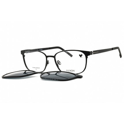 Flexon Unisex Eyeglasses - Rectangular Metal Full Rim Frame | FLX1008MAG-SET 002 ,