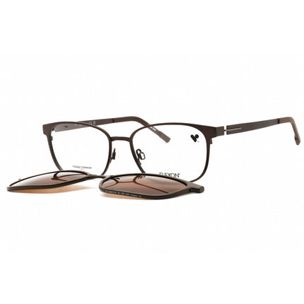 Flexon Unisex Eyeglasses - Rectangular Metal Full Rim Frame | FLX1008MAG-SET 208 ,