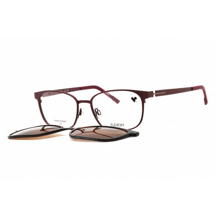 Flexon Unisex Eyeglasses - Rectangular Metal Full Rim Frame | FLX1008MAG-SET 620 ,