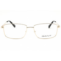 GANT Unisex Eyeglasses - Rectangular Pale Gold Metal Full Rim Frame | GA3271 032 ,