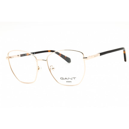 GANT Unisex Eyeglasses - Cat Eye Shape Pale Gold Metal Full Rim Frame | GA4111 032 ,