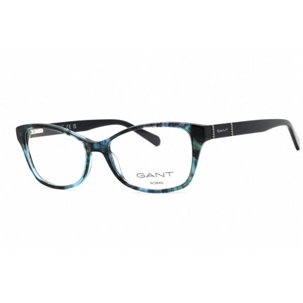 GANT Unisex Eyeglasses - Cat Eye Havana/Smoke Acetate Full Rim Frame | GA4136 55A ,