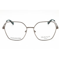 GANT Unisex Eyeglasses - Oversized Dark Ruthenium Metal Full Rim Frame | GA4154 012 ,