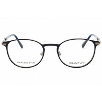 GANT Unisex Eyeglasses - Round Shape Shiny Blue Metal Full Rim Frame | GA50009 090 ,