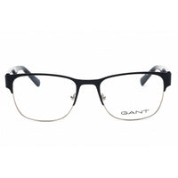 GANT Unisex Eyeglasses - Rectangular Shiny Blue Metal Full Rim Frame | GA50018 090 ,