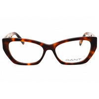GANT Unisex Eyeglasses - Cat Eye Dark Brown Tortoise Acetate Frame | GA50047 052 ,