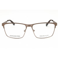 GANT Unisex Eyeglasses - Rectangular Light Bronze Metal Full Rim Frame | GA50049 035 ,