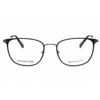GANT Unisex Eyeglasses - Oval Blue/Dark Ruthenium Metal Full Rim Frame | GA50068 092 ,