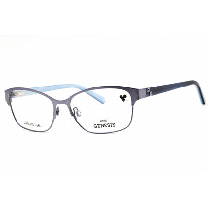 Genesis Unisex Eyeglasses - Metal Slate Full Rim Rectangular Frame, 53mm | G5053 023 ,