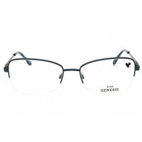 Genesis Unisex Eyeglasses - Metal Slate Half Rim Rectangular Shape Frame | G5064 023 ,