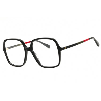 Gucci Unisex Eyeglasses - Acetate Black Full Rim Oversized Shape Frame | GG1003O 008 ,