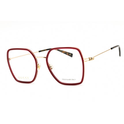 Gucci Unisex Eyeglasses - Injected Propionate Burgundy Full Rim Frame | GG1850O 004 ,