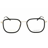 Gucci Unisex Eyeglasses - Metal Black Full Rim Rectangular Shape Frame | GG1852OA 001 ,