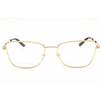 Gucci Unisex Eyeglasses - Metal Gold Full Rim Rectangular Shape Frame | GG1880O 002 ,
