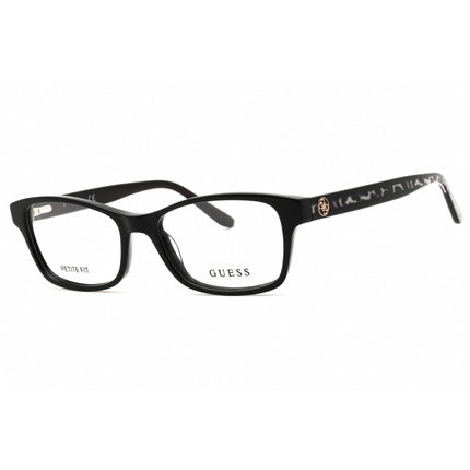 Guess Unisex Eyeglasses - Acetate Shiny Black Full Rim Rectangular Frame | GU2874 001 ,