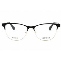 Guess Unisex Eyeglasses - Metal Matte Black Full Rim Cat Eye Shape Frame | GU2883 002 ,