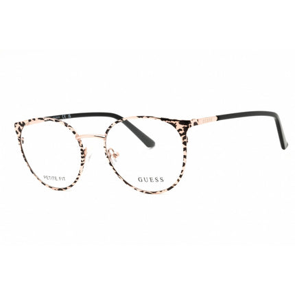 Guess Unisex Eyeglasses - Metal Shiny Rose Gold Full Rim Cat Eye Frame | GU2913 028 ,