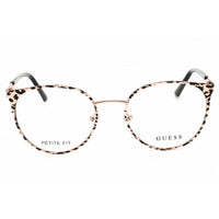 Guess Unisex Eyeglasses - Metal Shiny Rose Gold Full Rim Cat Eye Frame | GU2913 028 ,