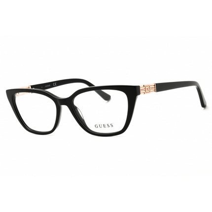 Guess Unisex Eyeglasses - Acetate Shiny Black Full Rim Rectangular Frame | GU2941 001 ,